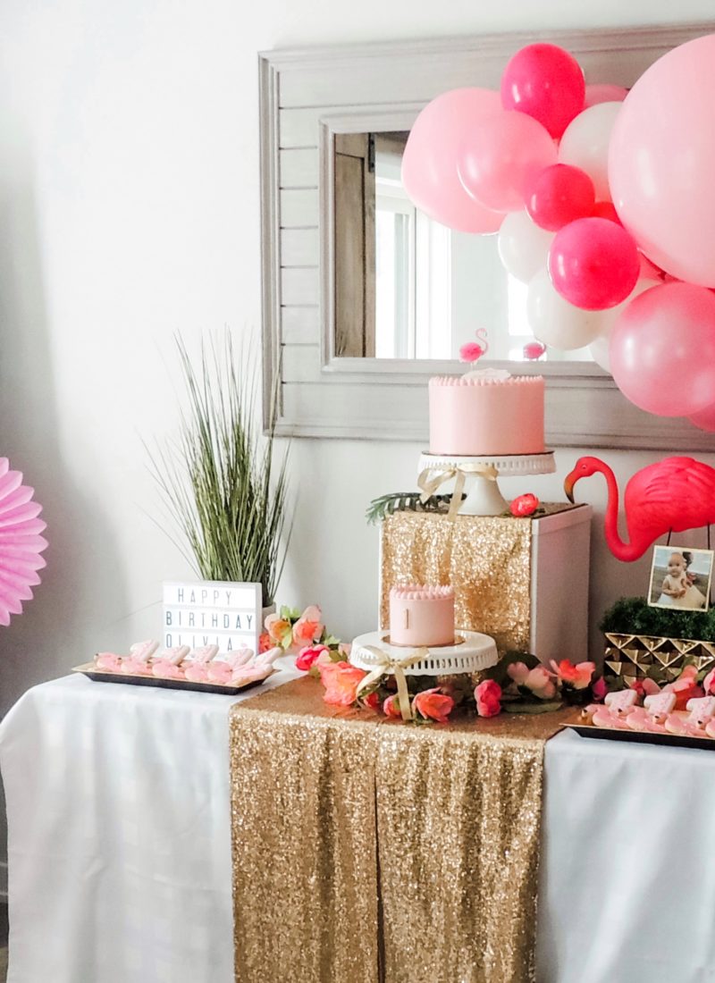 Let’s Celebrate! Let’s Flamingle:                                 A Flamingo-Themed 1st Birthday Party