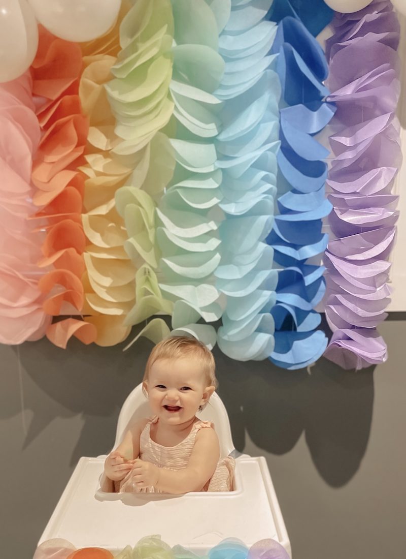 Let’s Celebrate! A Rainbow-Themed 1st Birthday Party
